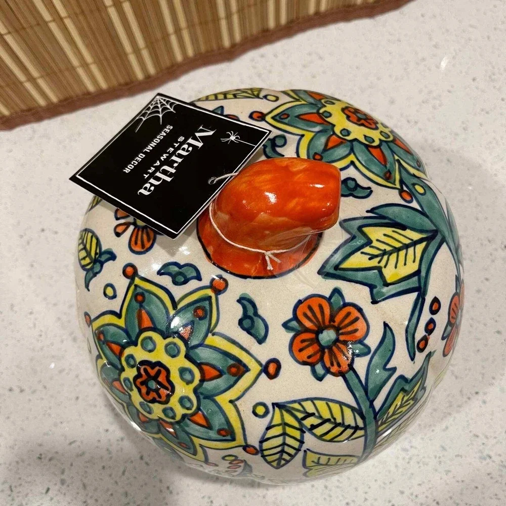 Martha Stewart Jack O Lantern Candle Holder Tea Light‎